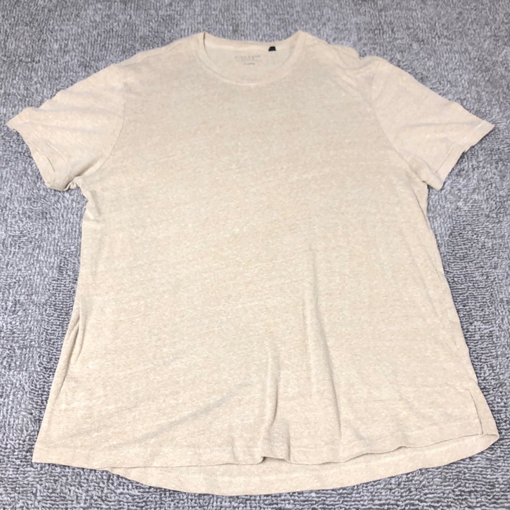 Five Four Men’s Cream Round-Bottom Shirt - XL